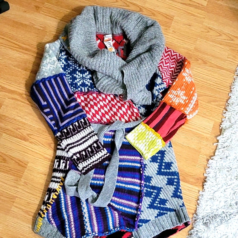 Funky knit sweater